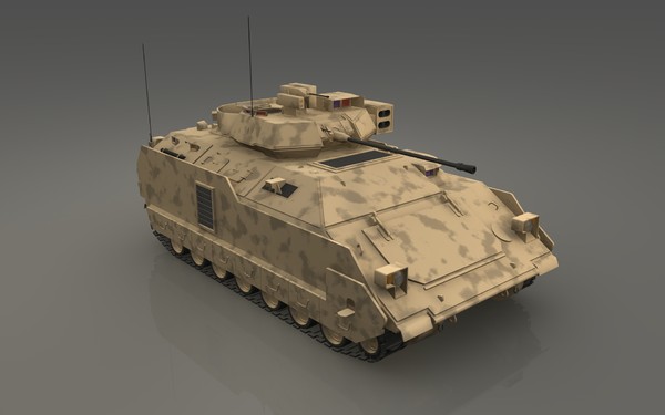 m3a3 bradley apc 3d 3ds - M3A3 Bradley APC by Cr8g